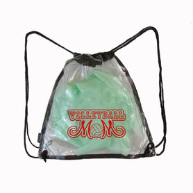 Volleyball Mom clear stadium/ event bag. For games, competition, arena, stadium