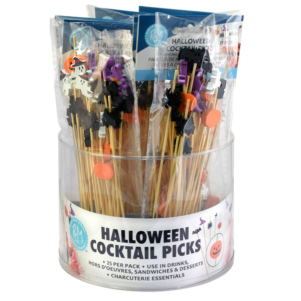 Halloween Cocktail Picks Pk of 25 Bucket /12