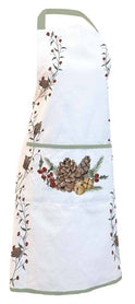 Pinecones & Bells Christmas Apron