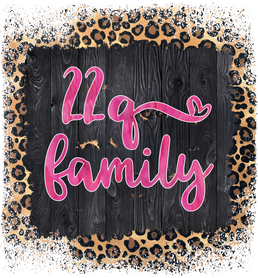 UV DTF sticker- 22q family