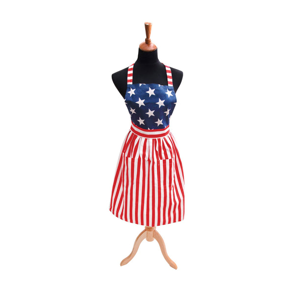 Patriotic Stars And Stripes 4th Of July Women's Apron