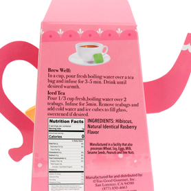 Dainty Tea:  Lemon or Raspberry Tea