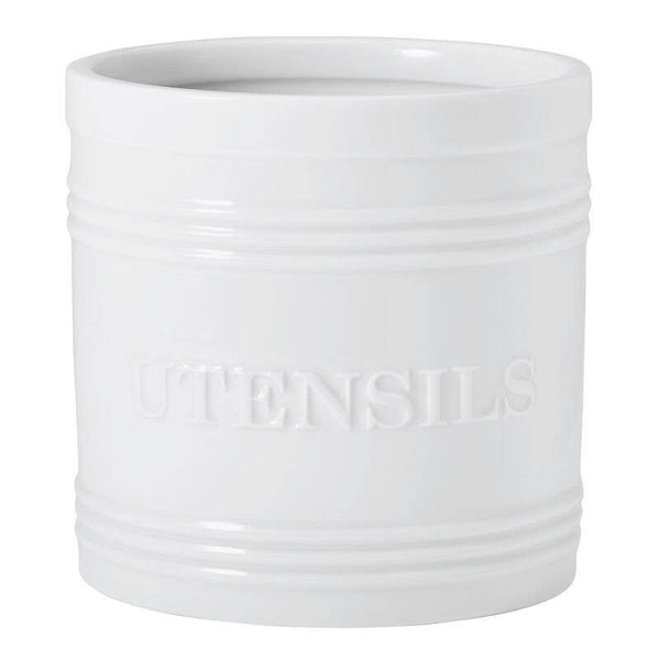 Everyday White Bistro White Utensil Crock