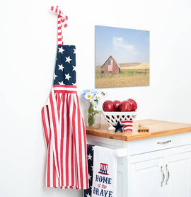 Patriotic Stars And Stripes 4th Of July Women's Apron