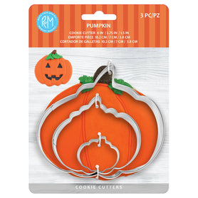 Pumpkin 3 PC Cookie Cutter Nested Set