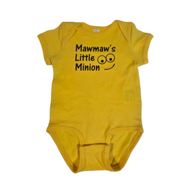 Mawmaw's Little Minion infant bodysuit / creeper / one-piece