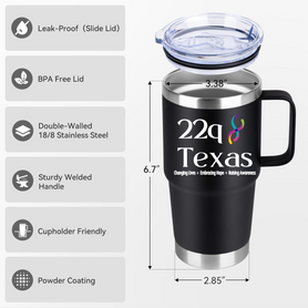 20 oz. Travel Mug- BLANK