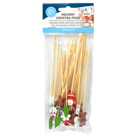 Holiday Cocktail Picks, Pack of 25