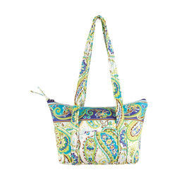 Santa Cruz Blue Floral Tote Bag 14" x 8.5"