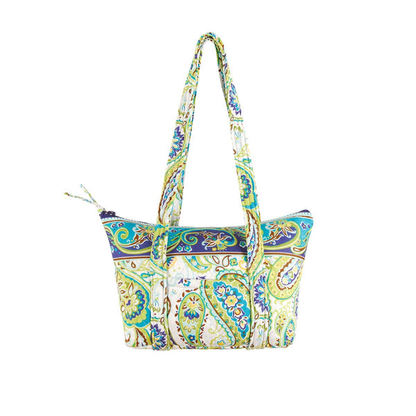Santa Cruz Blue Floral Tote Bag 14" x 8.5"