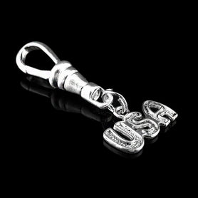 USA Zipper Charm/ Clip-On accessory, or small lanyard option