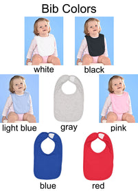 Little buck-a-roo bib. Your choice of bib and design color.