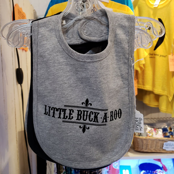 Little buck-a-roo bib. Your choice of bib and design color.