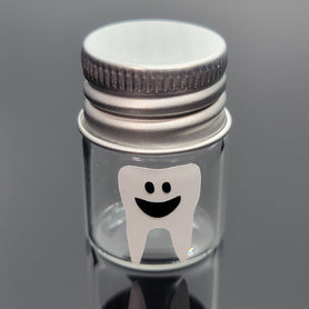 Tooth fairy jar- adorable smiling tooth