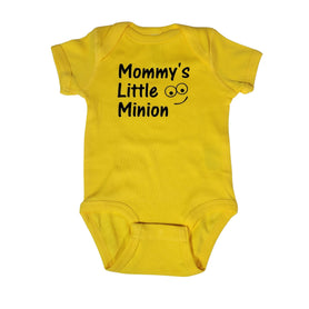 Mommy's Little Minion Bodysuit: 100% Cotton Infant Creeper