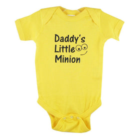 Daddy's Little Minion Baby Bodysuit | Father's Day Gift