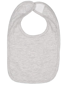 Nerd Baby Bib: Bow Tie and Pocket Protector Design, with hook and loop closure.