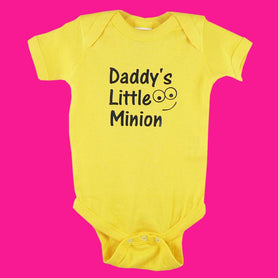 Daddy's Little Minion infant bodysuit / creeper / one-piece