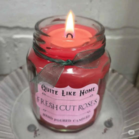 Fresh Cut Roses Scented Jar Candle, 6.5 oz.