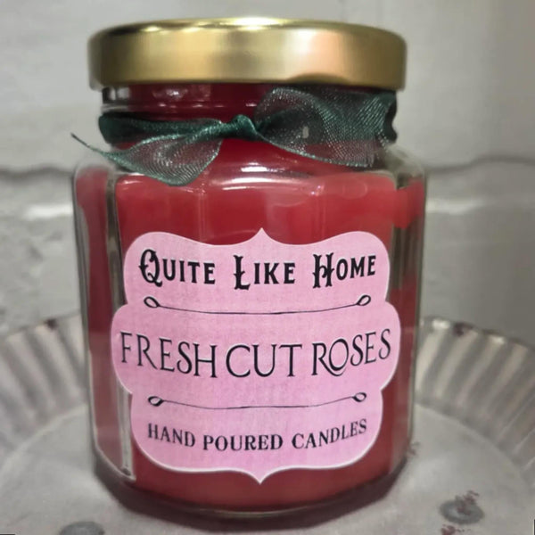 Fresh Cut Roses Scented Jar Candle, 6.5 oz.