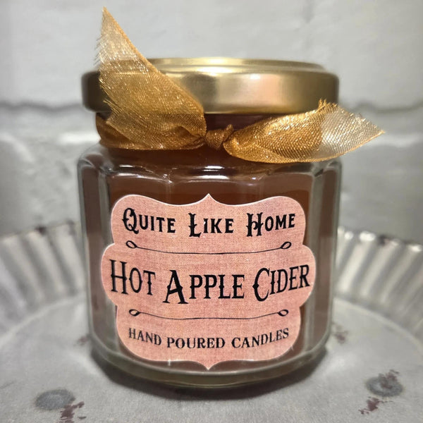 Hot Apple Cider Scented Jar Candle, 4 oz.