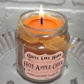 Hot Apple Cider Scented Jar Candle, 4 oz.