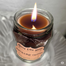 Morning Coffee Scented Jar Candle, 6.5 oz. Strong Coffee Scent