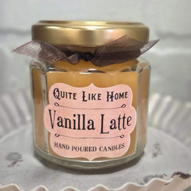 Vanilla Latte Scented Jar Candle, 4 oz.