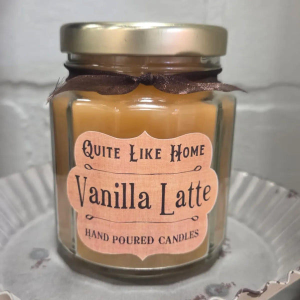 Vanilla Latte Scented Jar Candle, 6.5 oz.