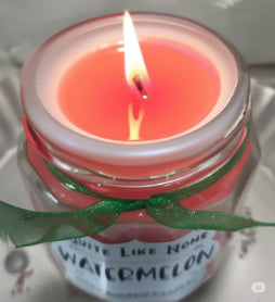 Watermelon Scented Jar Candle, 6.5 oz.