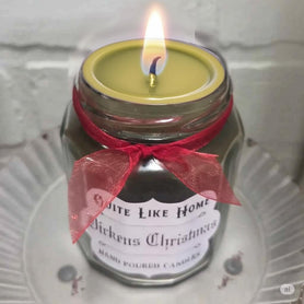 Dickens Christmas Scented Jar Candle, 6.5 oz.