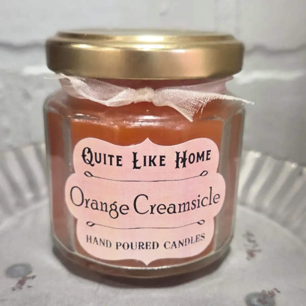 Orange Creamsicle Scented Jar Candle, 4 oz. Orange Vanilla Scent