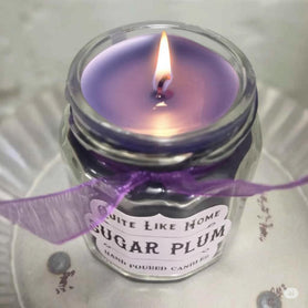 Sugar Plum Scented Jar Candle, 4 oz.