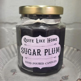 Sugar Plum Scented Jar Candle, 6.5 oz.