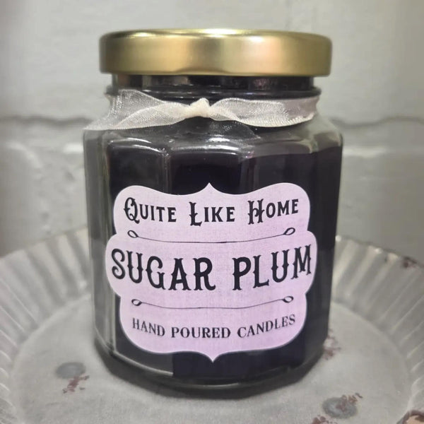 Sugar Plum Scented Jar Candle, 6.5 oz.