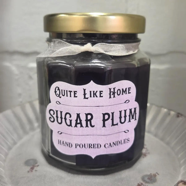 Sugar Plum Scented Jar Candle, 6.5 oz.