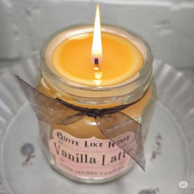 Vanilla Latte Scented Jar Candle, 4 oz.