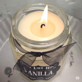 Vanilla Scented Jar Candle, 4 oz.