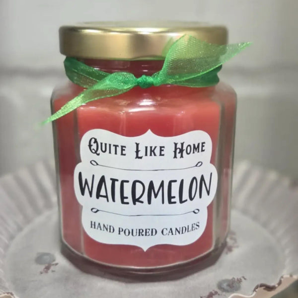 Watermelon Scented Jar Candle, 6.5 oz.