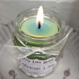 Lime Scented Jar Candle, 4 oz.