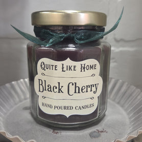 Black Cherry Scented Jar Candle, 6.5 oz.