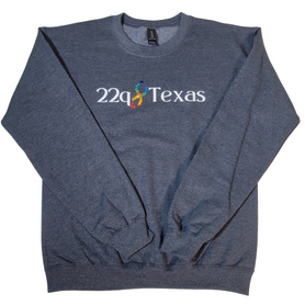 22q Texas logo crew neck ADULT sweatshirt