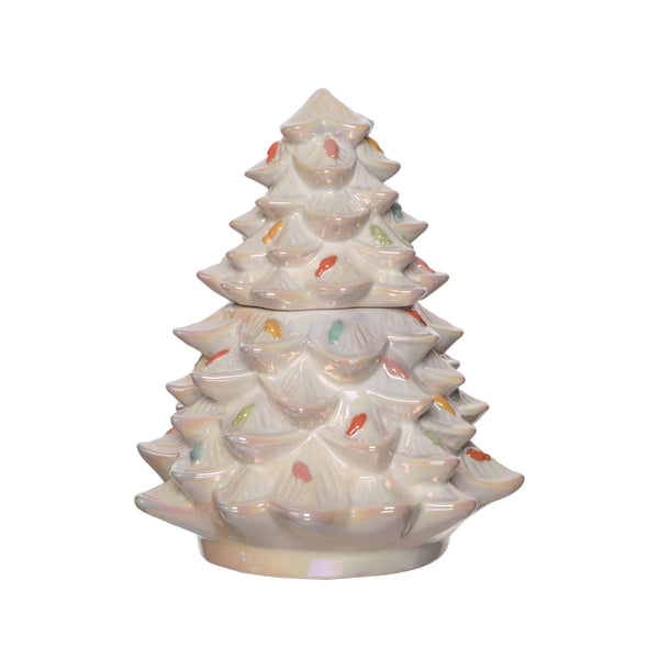 Dolomite Fun Christmas Tree Cookie Jar