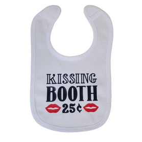 Kissing booth- 25 cents infant bib