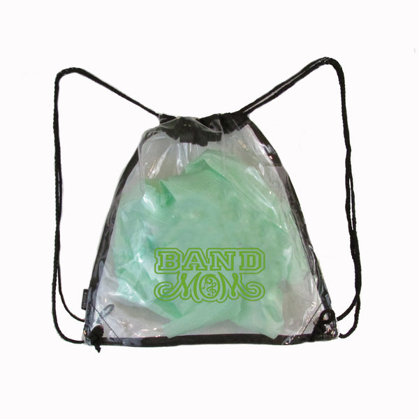 Band Mom 12"x12" clear stadium/ event backpack style bag
