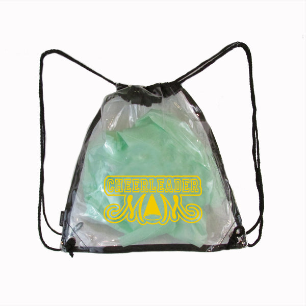 Cheerleader Mom 12"x12" clear stadium/ event backpack style bag