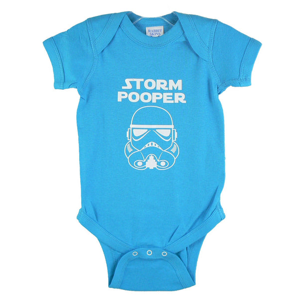 Storm Pooper bodysuit / creeper- white design. Baby poop, pooping, blowout diaper